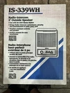 New Nutone IS-339WH Outdoor Intercom Speaker Unopened Box White. Fixed Price $155.99.