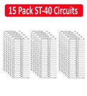 Standard 15 Pack 40 Circuits Vinyl Fuse Box Breaker Panel Directory L.... Fixed Price $79.99.