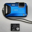 Panasonic Lumix DMC-TS5 Blue Waterproof Shockproof Gps Wi-fi Camera. Fixed Price $99.99.