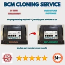 Bcm Bcu Body Control Module Data Transfer Service Buick Cadillac Chevy Gmc. Fixed Price $99.99.