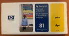 Hp C4953A No. 81 Printhead And Cleaner Yellow Dye For Designjet 5000 5500. Fixed Price $197.04.