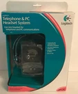 Logitech Telephone & Pc Headset System Black 980114 Headband Home Office New!. Fixed Price $14.68.