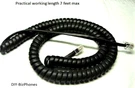5-PACK Handset Cord Obihai Ip Phone OBI1022 OBI1032 OBI1062 Coil Flat Black 12FT. Fixed Price $16.99.