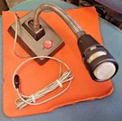 Shure 503BG Microphone W/ Avtec Base, Low Z, 12" Gooseneck. Fixed Price $48.00.