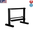 24 2-TIER Dumbbell Rack Industrial Steel Compact Design Barbell Storage 200LB. Fixed Price $53.19.