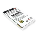 Vocera Communications Badge B2000 & B1000A: White Replacement Battery. 800 Mah. Fixed Price $39.00.