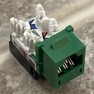 - Hubbell Premise Wiring HXJ5EGN JACK,GREEN,CAT5E+,RJ45, QTY100. Fixed Price $150.00.
