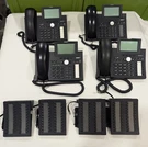 Snom Office Phones Lot 4 370 Voip Black & Expansion Modules V2.0. Fixed Price $75.00.