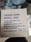 Viking Electronics 25AE210 Paging Horn - New Out Of Box. Fixed Price $25.00.
