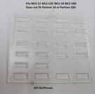 Plastic Label Overlay Desi Cover Partner Mls 12D 18D Phone Avaya At&t. Fixed Price $7.46.