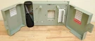 Circa 1890ECS1-25 710 In -66 Out W/splice Chamber & Cover Entrance Protector. Fixed Price $90.00.