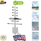 Directional Yagi Antenna For Cell Phone Signal Booster 7-9 Dbi, 698-2700 Mhz. Fixed Price $44.79.