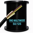 12 Fiber Indoor/outdoor Multimode OM3 Corning Glass Optic Cable Plenum Lot. Fixed Price $390.63.