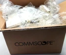 Box Of 25 Commscope 4-PORT Surface Mount Ivory M104SMB-A-246, 884104103740. Fixed Price $99.99.