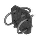 Commscope XP-2025, 2-3/8" To 2-7/8" Od Pipe U-bolt Style Crossover Plate Kit. Fixed Price $24.00.