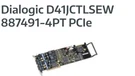 Dialogic D41JCTLSEW 887-491 Port Pciexpress Voice Board Brand New. Fixed Price $400.00.