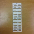 Phone Sets Button Labels For Toshiba Nec Avaya Desi IP7 12D 1616 1416. Fixed Price $5.00.