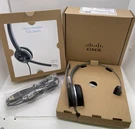 New Cisco Wired Single-ear Headset W/ Usb-a Adapter CP-HS-W-531-USBA. Fixed Price $49.95.