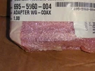 Alcatel Lucent 695-5960-004 Sma To WR137/WG14/R70 Adapter 5.85 8.20 Ghz. Fixed Price $136.45.