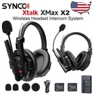 Synco Xtalk XMAX2 500M Dual-ear Wireless Intercom Headset System Full Duplex. Fixed Price $259.00.