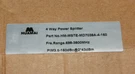 Huamai Way Power Splitter 698-3800MHZ New Nib HM-MSTE-MD7038A-4-160. Fixed Price $30.81.